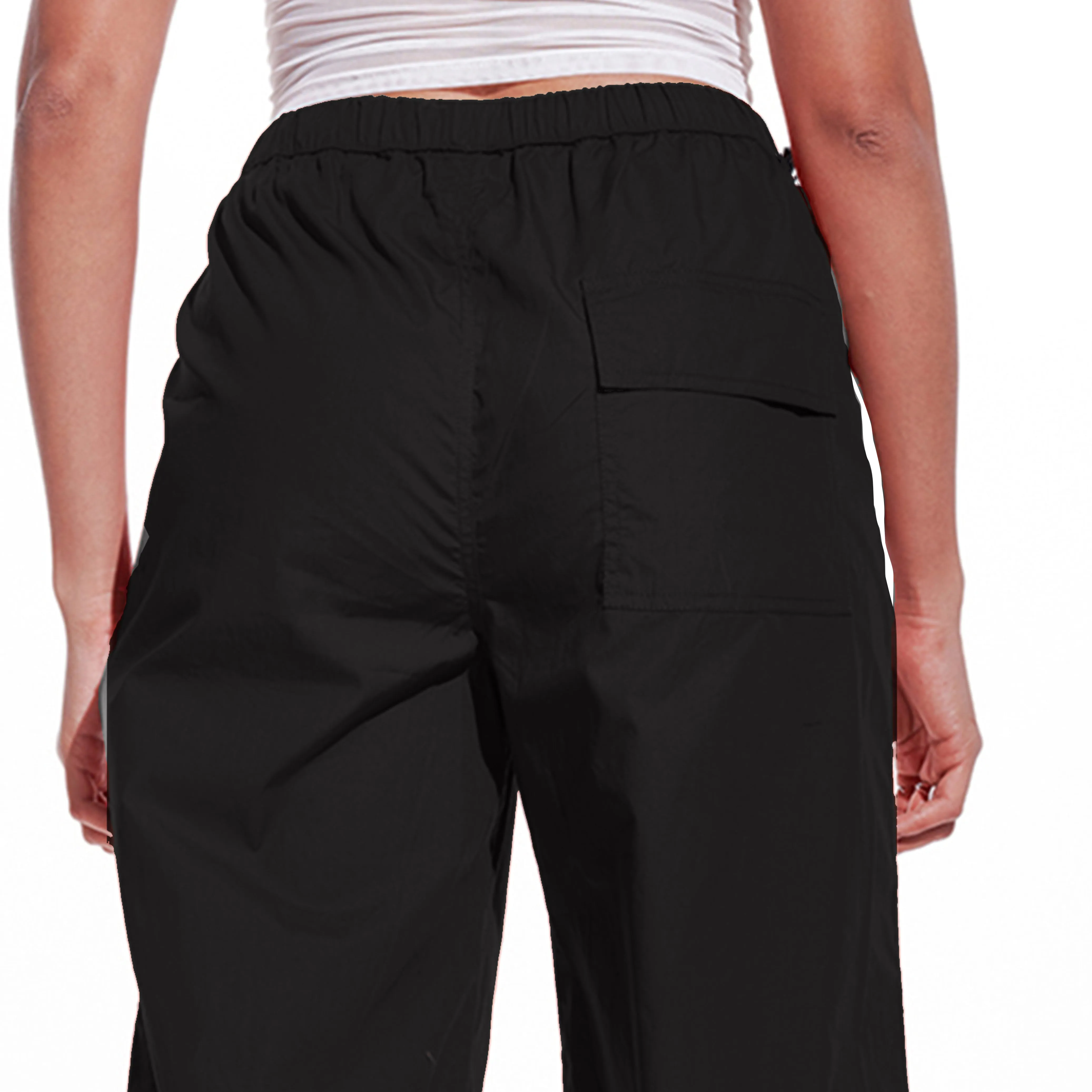 Parachute Pant Black & Khaki Combo