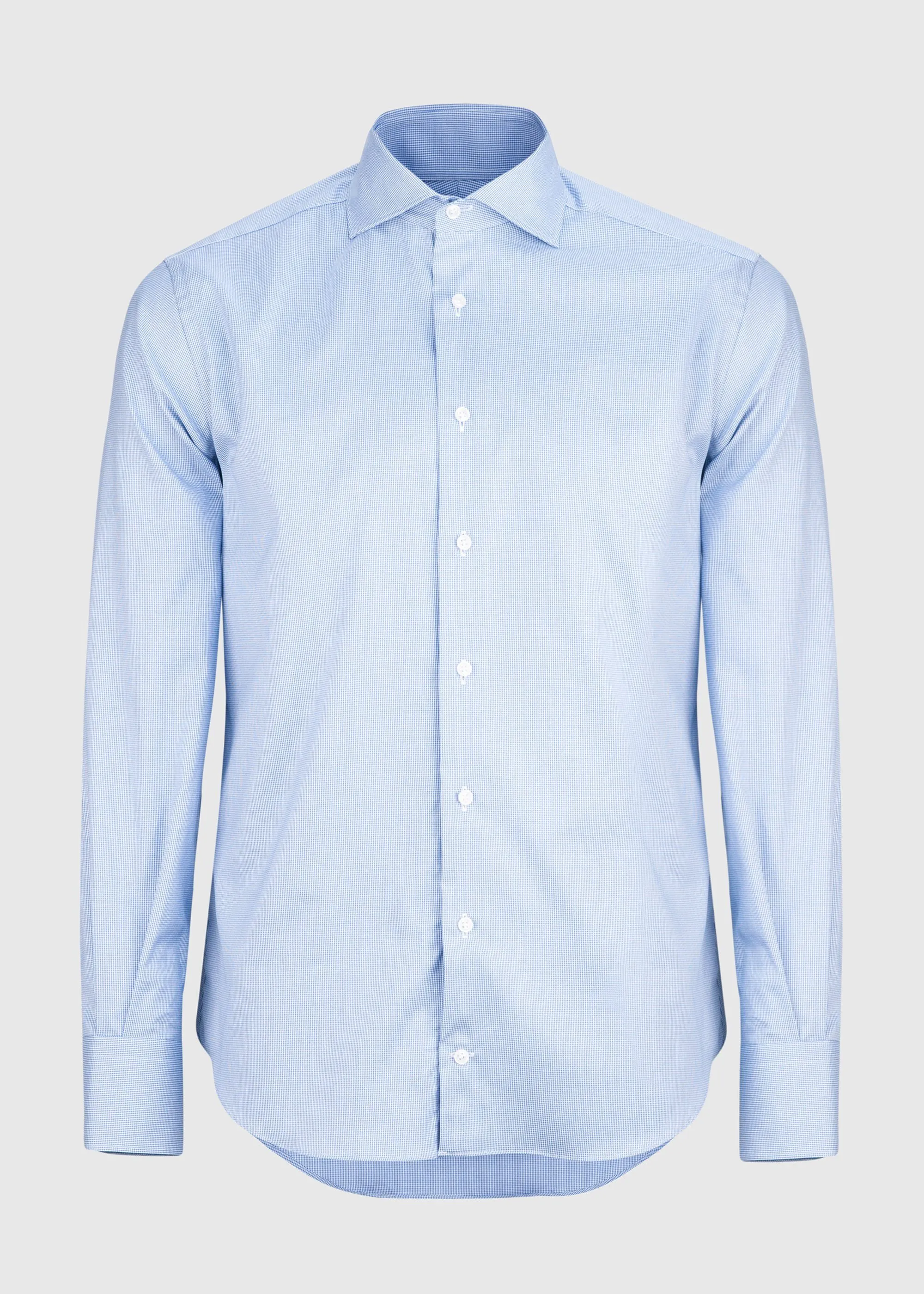 Pilot (BC) Shirt - Blue Micro Hound