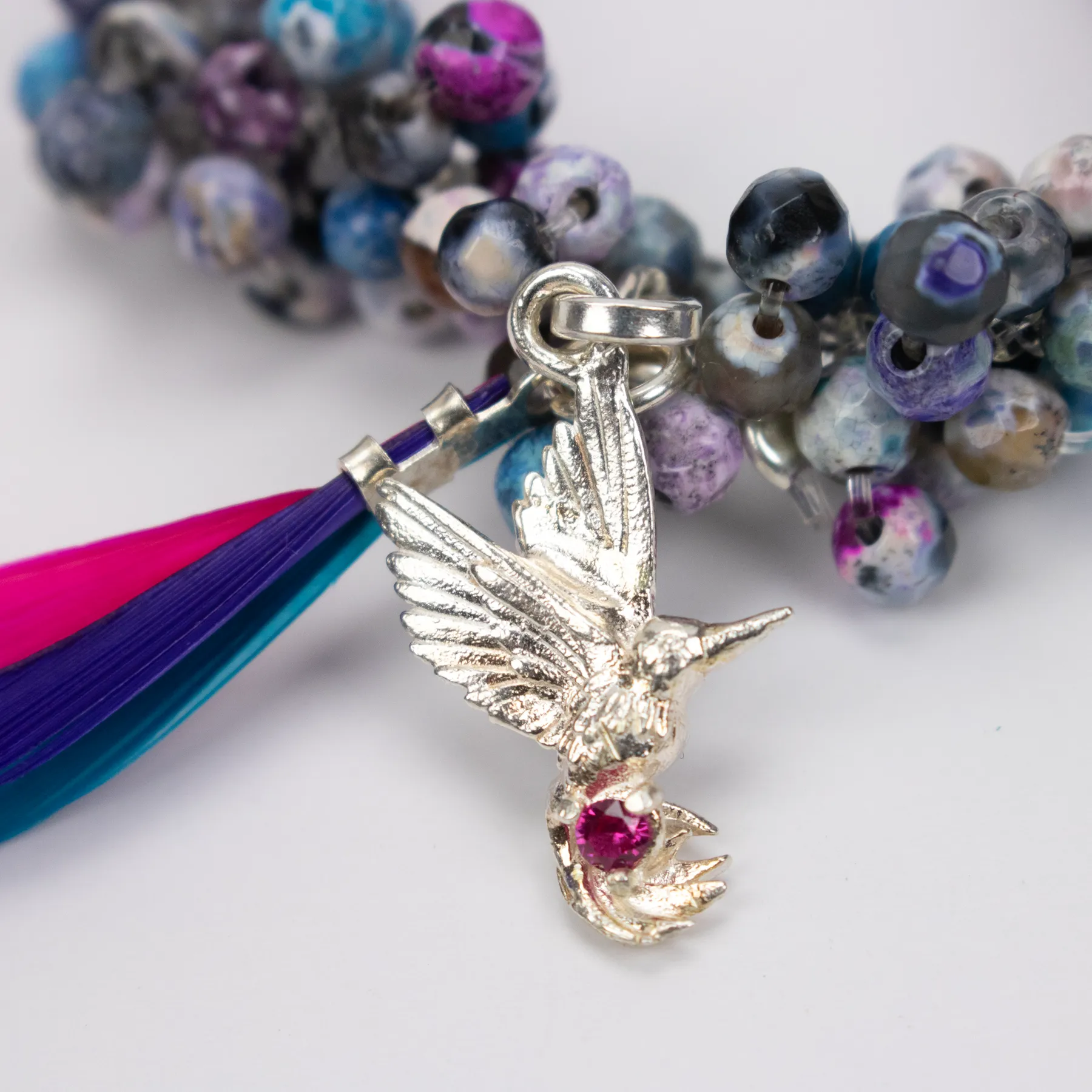 Pulsera Anudada - Colibrí corbatero