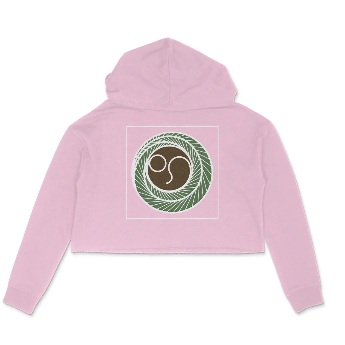 "A" akshara  - WOMEN'S KANNADA CROP HOODIE