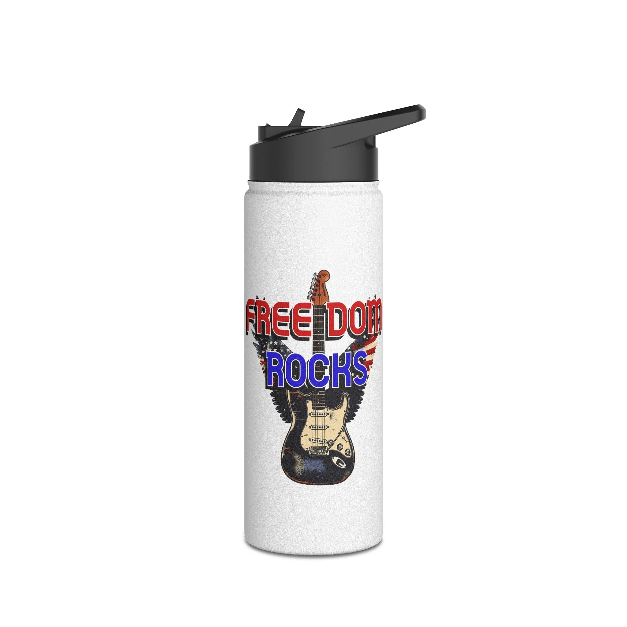 "Freedom Rocks" Stainless Steel Water Bottle