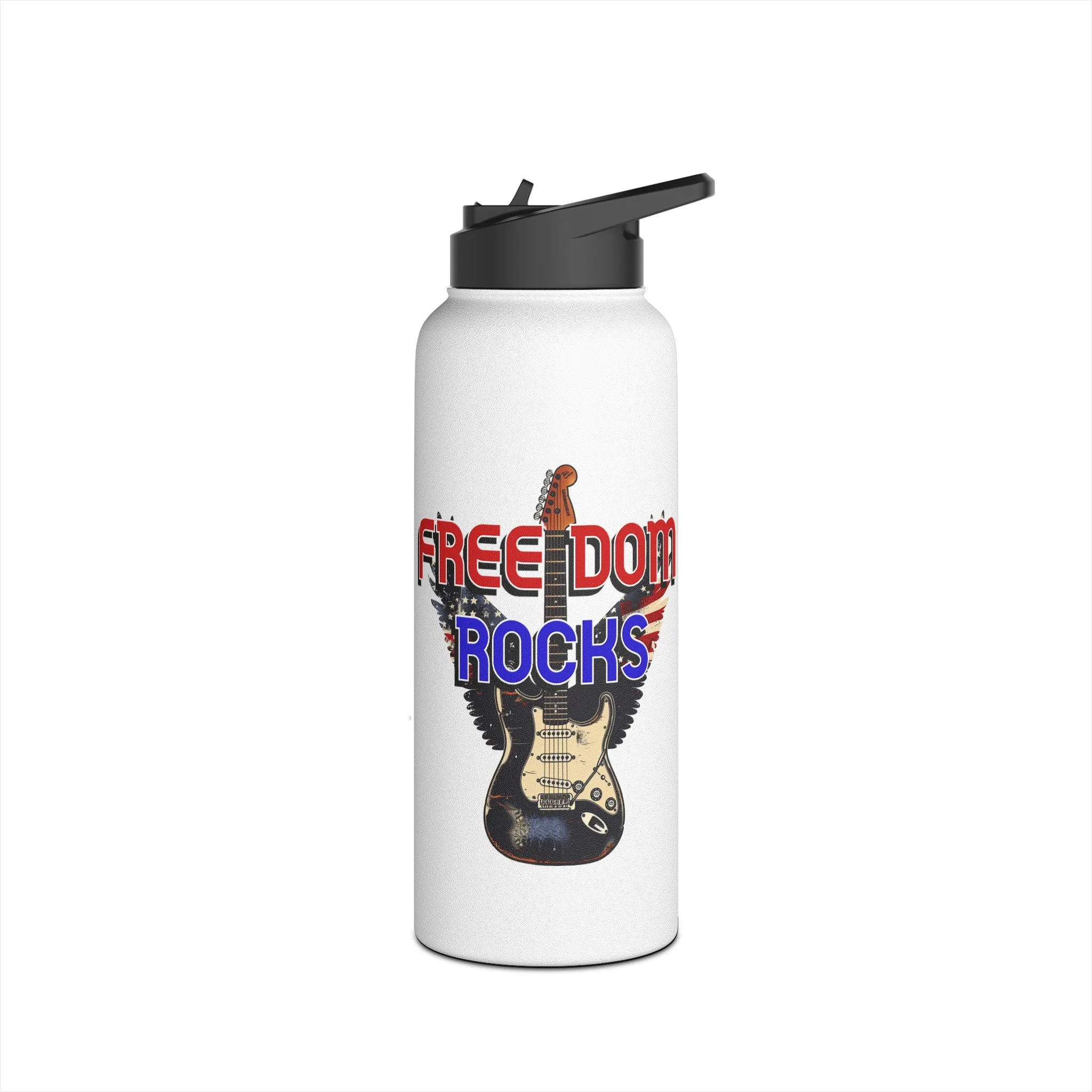 "Freedom Rocks" Stainless Steel Water Bottle