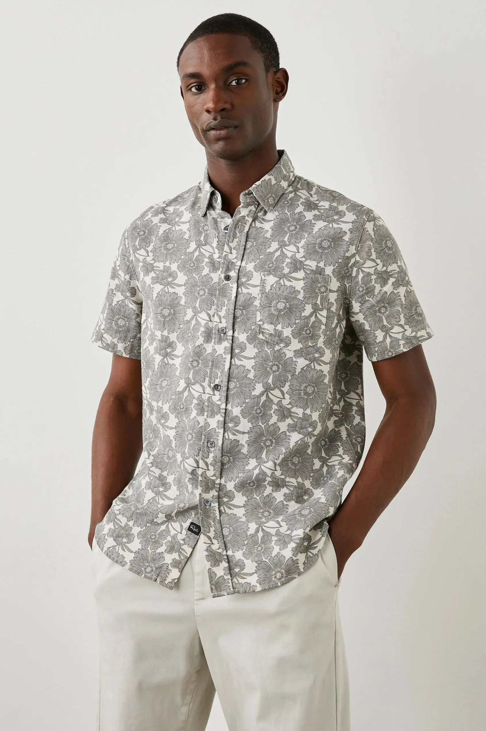 Rails Fairfax Shirt Dappled Petal Monochrome*