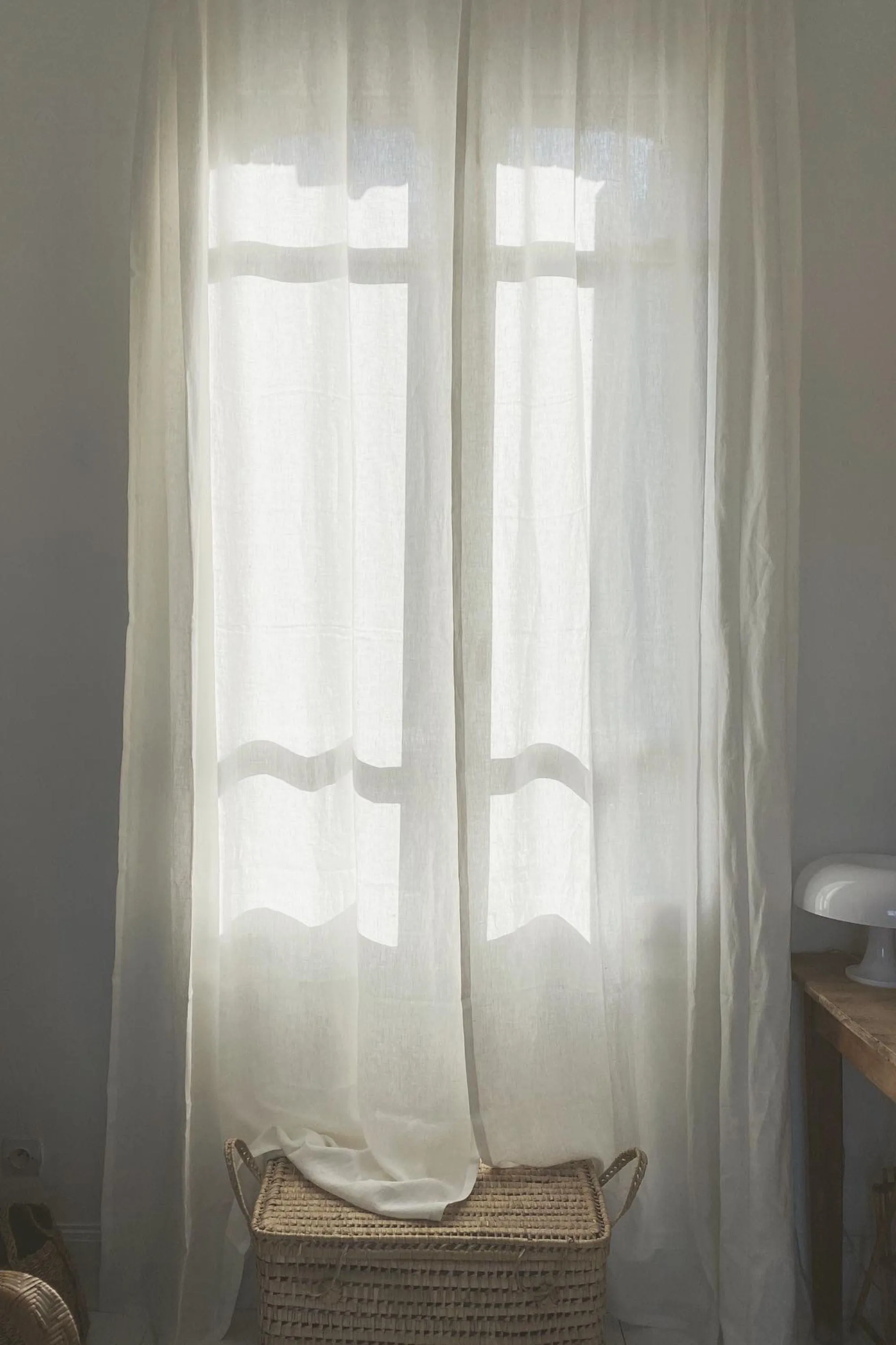 Rod Pocket Linen Curtain | Multiple Colours