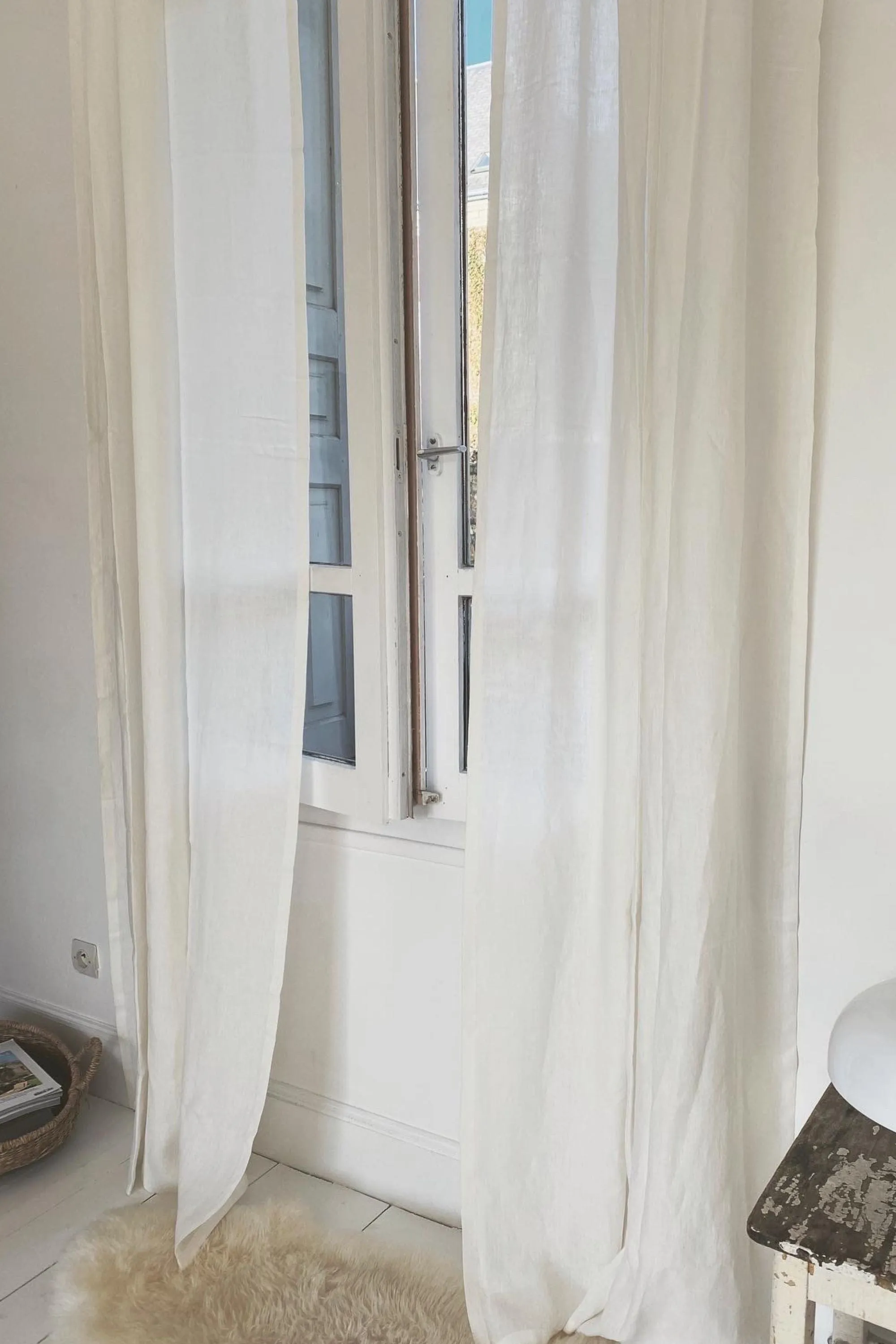 Rod Pocket Linen Curtain | Multiple Colours