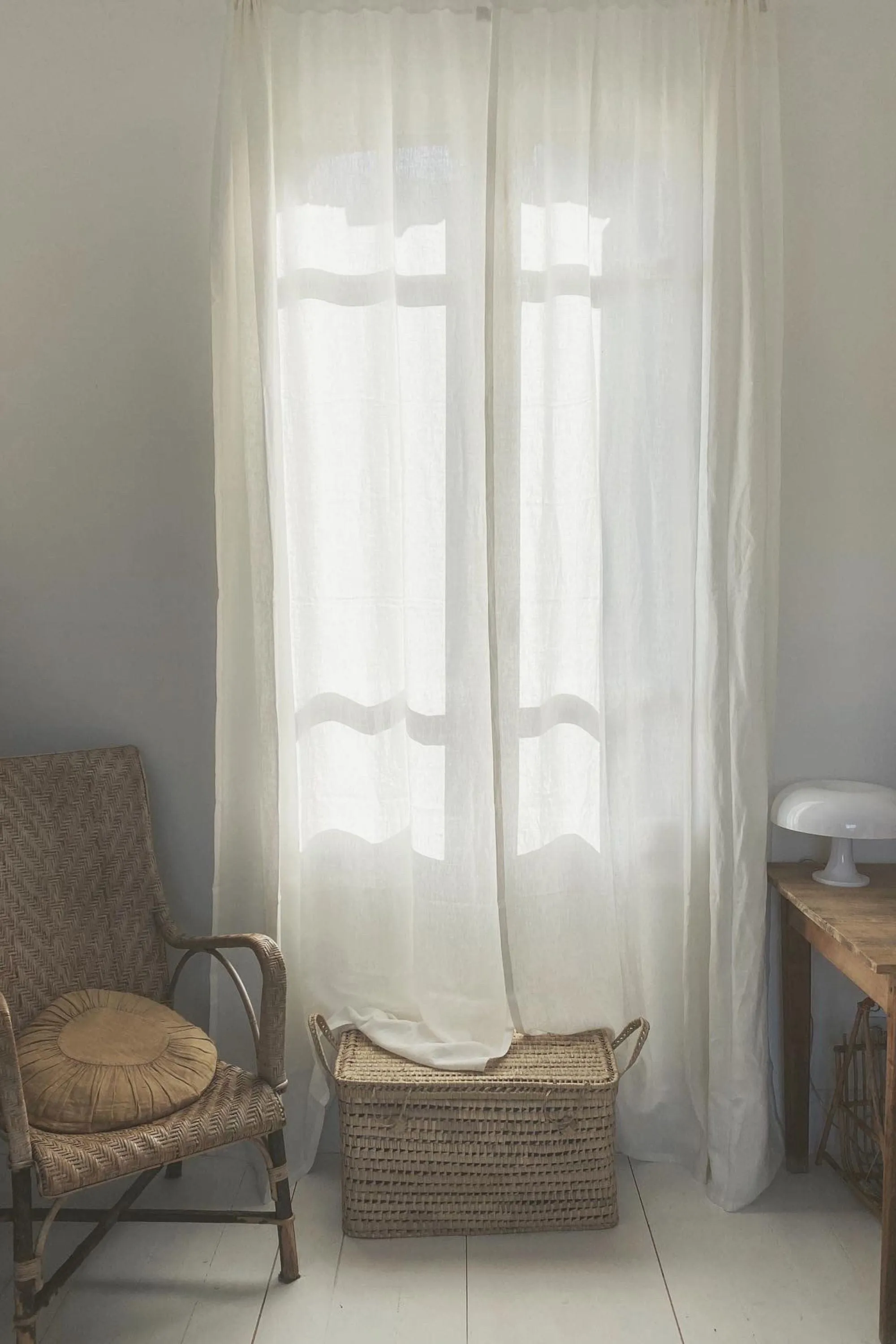 Rod Pocket Linen Curtain | Multiple Colours