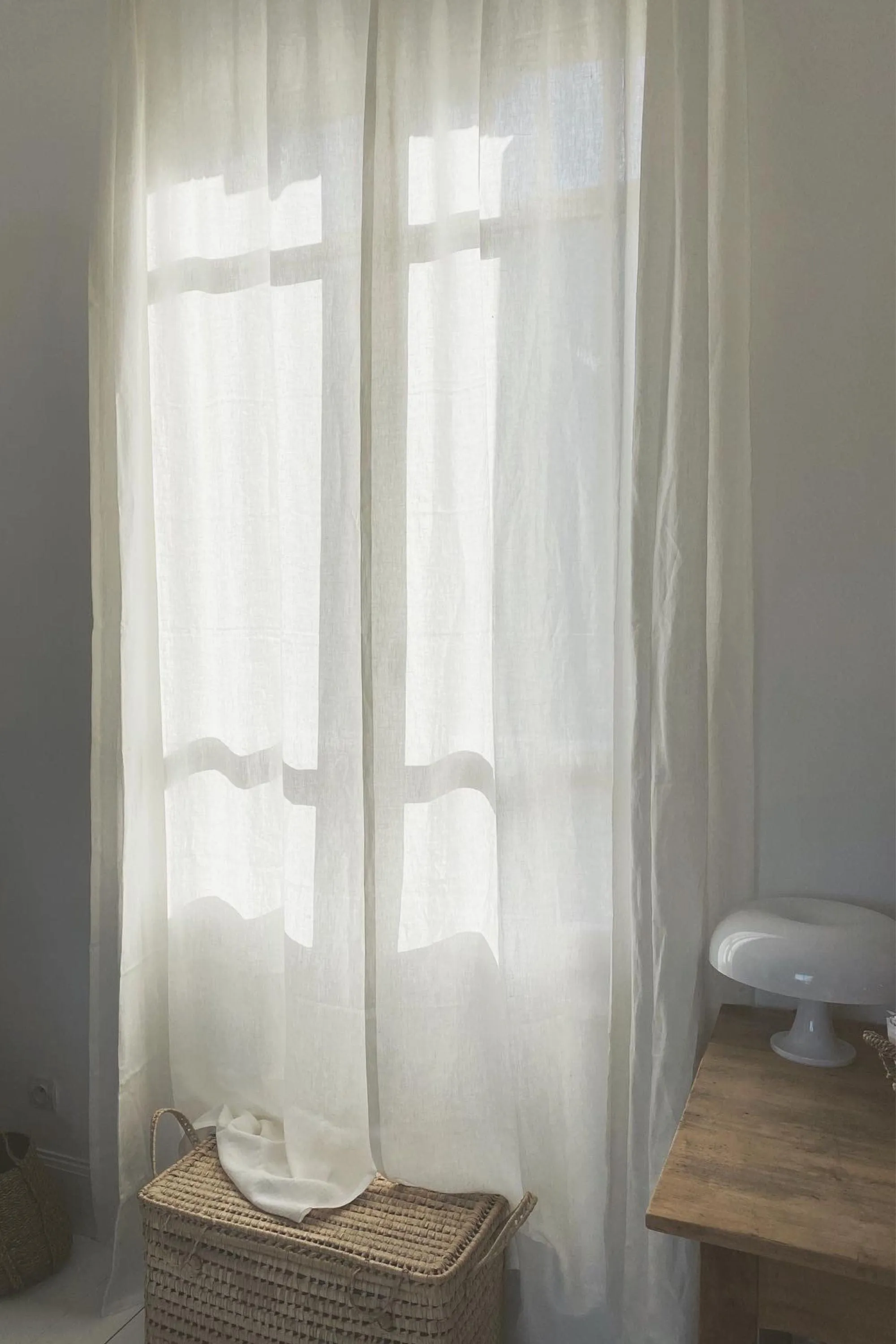 Rod Pocket Linen Curtain | Multiple Colours