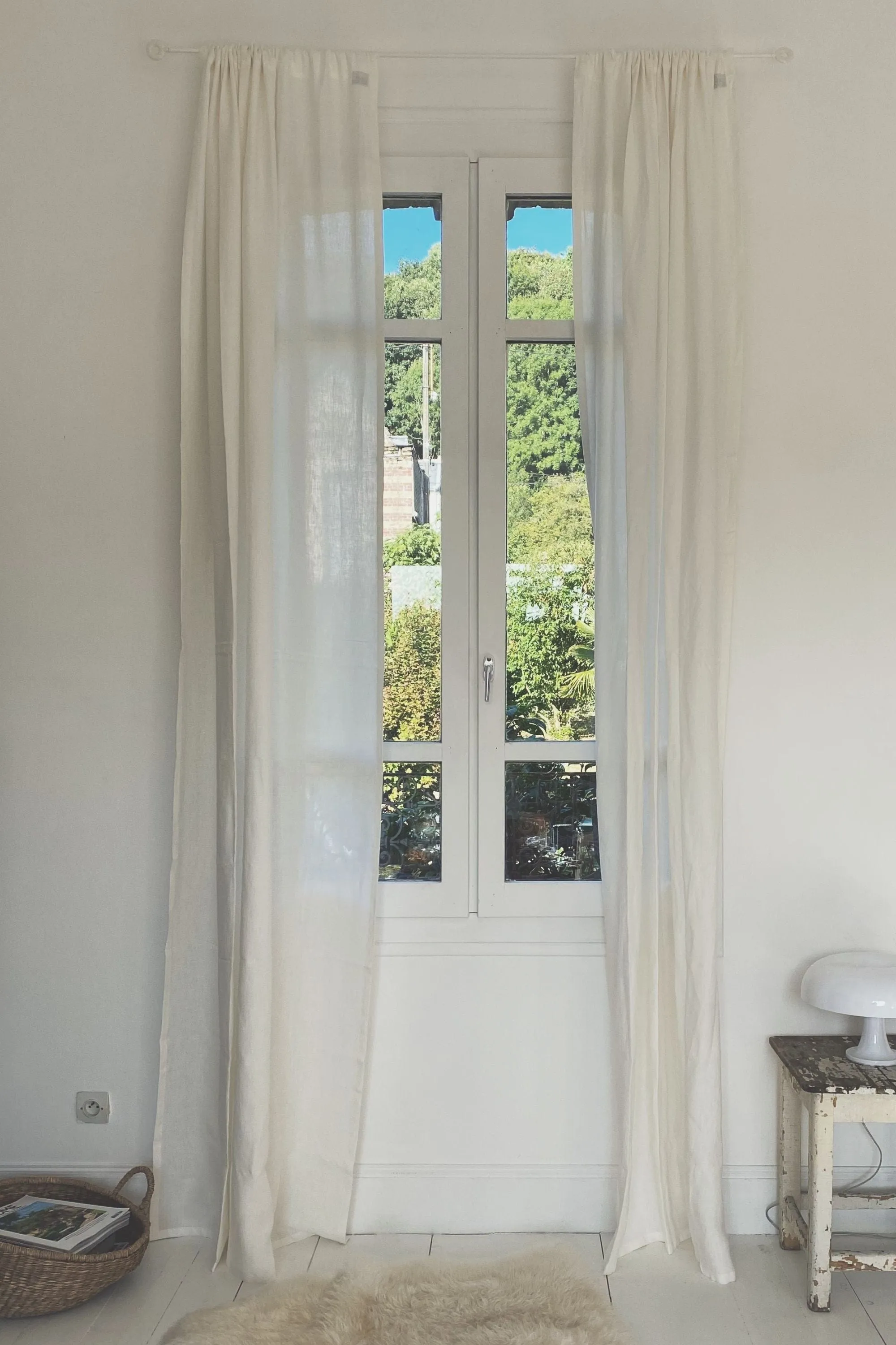 Rod Pocket Linen Curtain | Multiple Colours