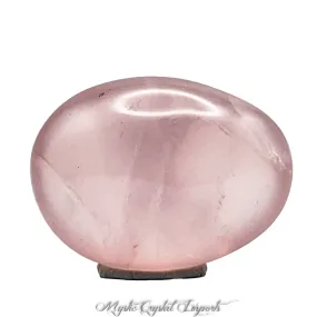 Rose Quartz Palm Stone -High Quality