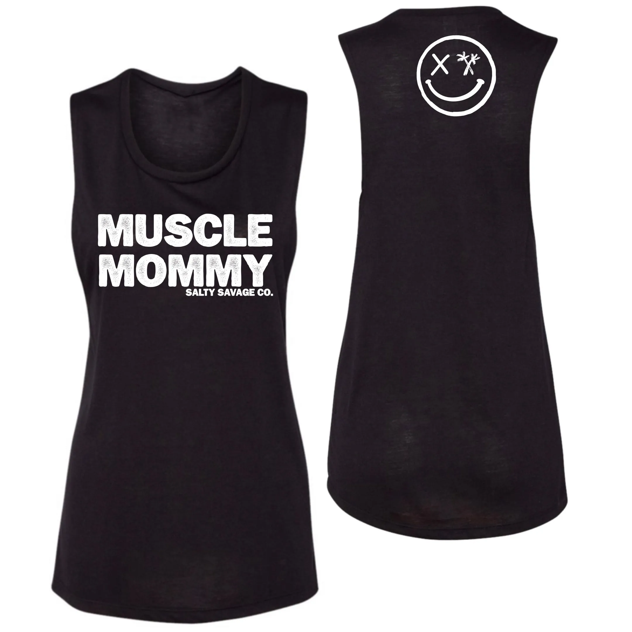 Salty Savage Ladies "MUSCLE MOMMY" Muscle Tank