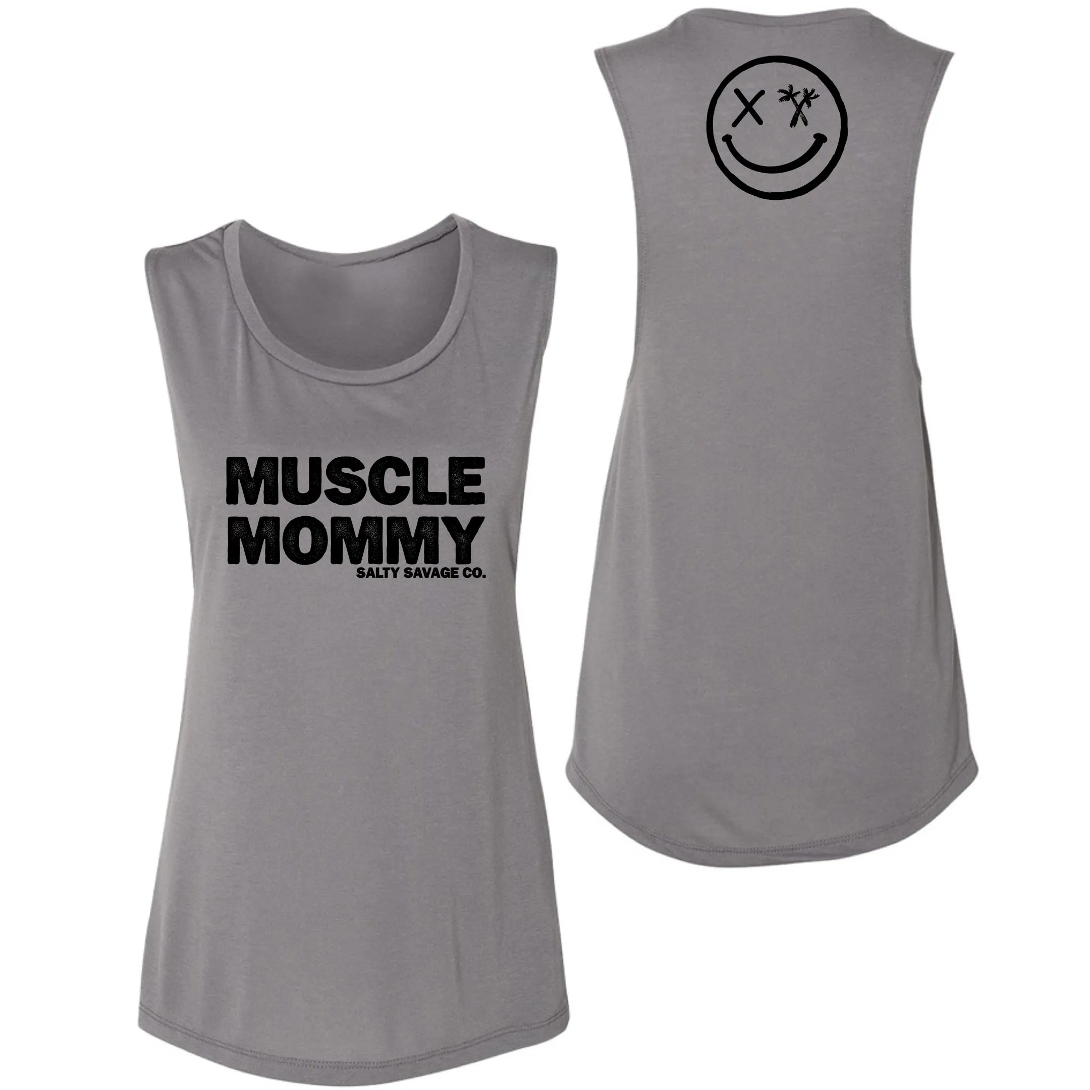 Salty Savage Ladies "MUSCLE MOMMY" Muscle Tank