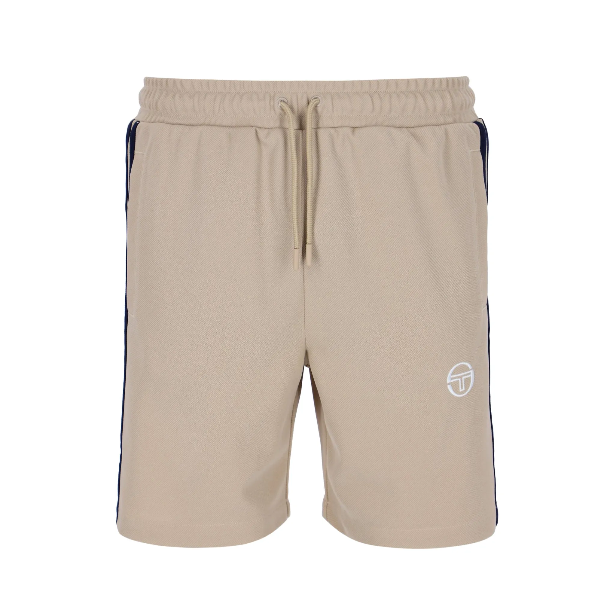 Sergio Tacchini Casual Stripe Shorts Beige/Navy