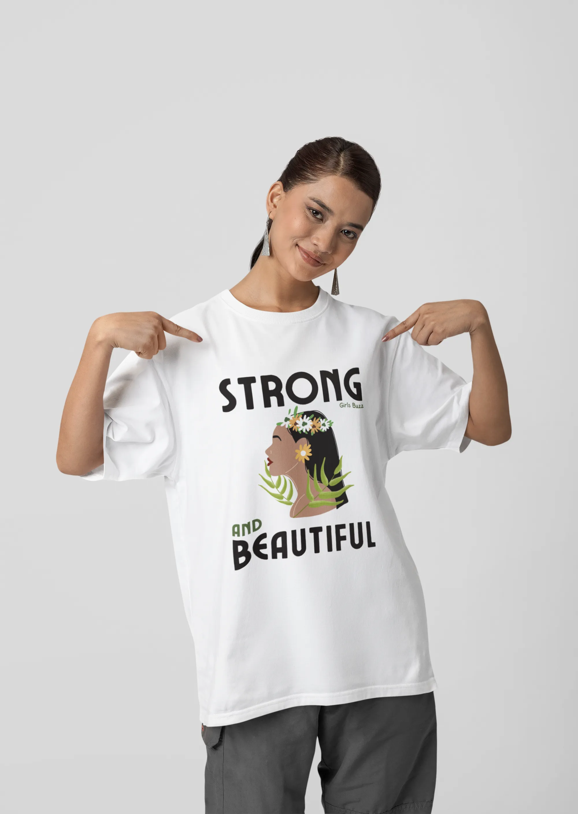 Strong And Beautiful Oversized T-shirt