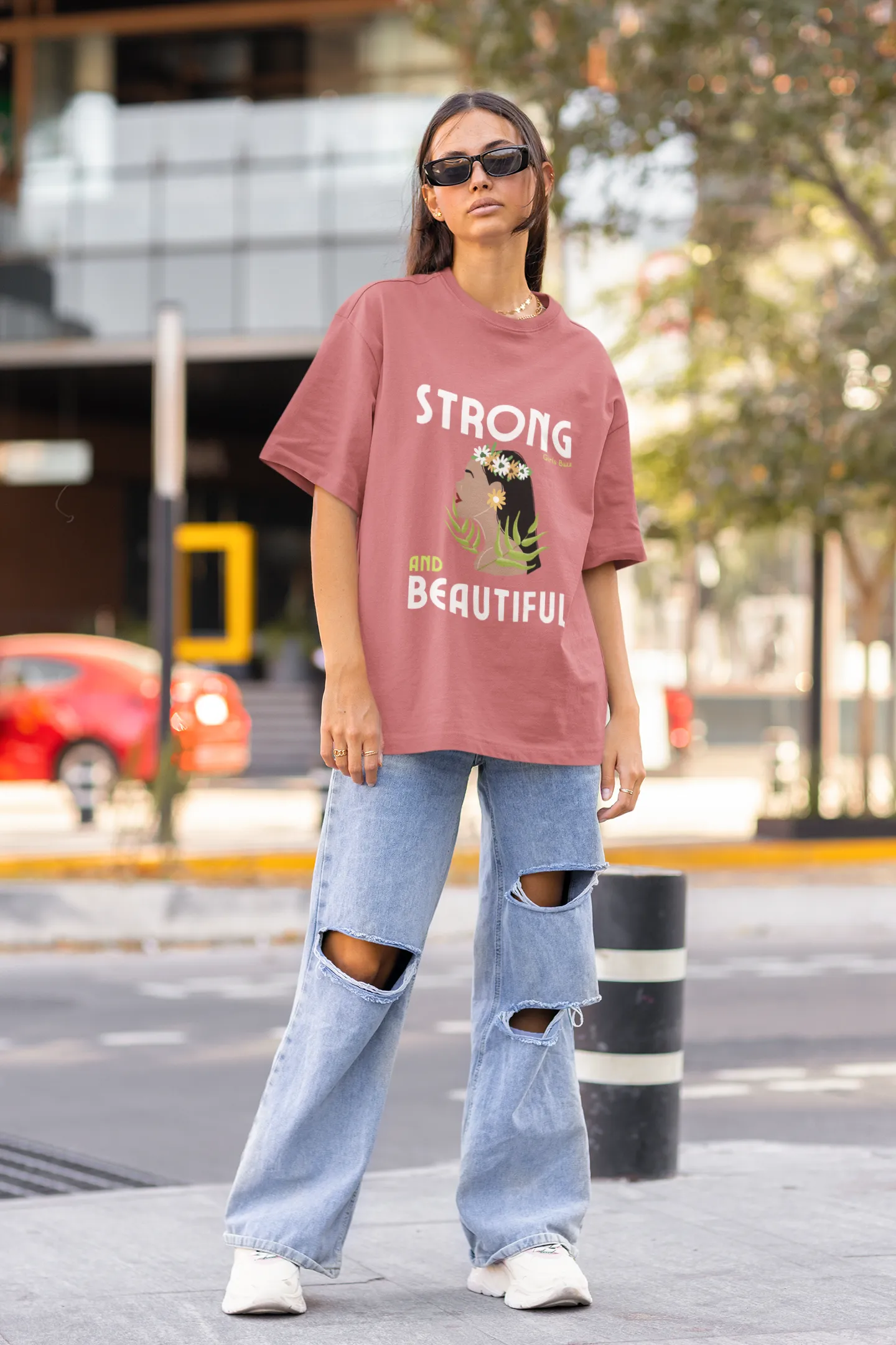 Strong And Beautiful Oversized T-shirt