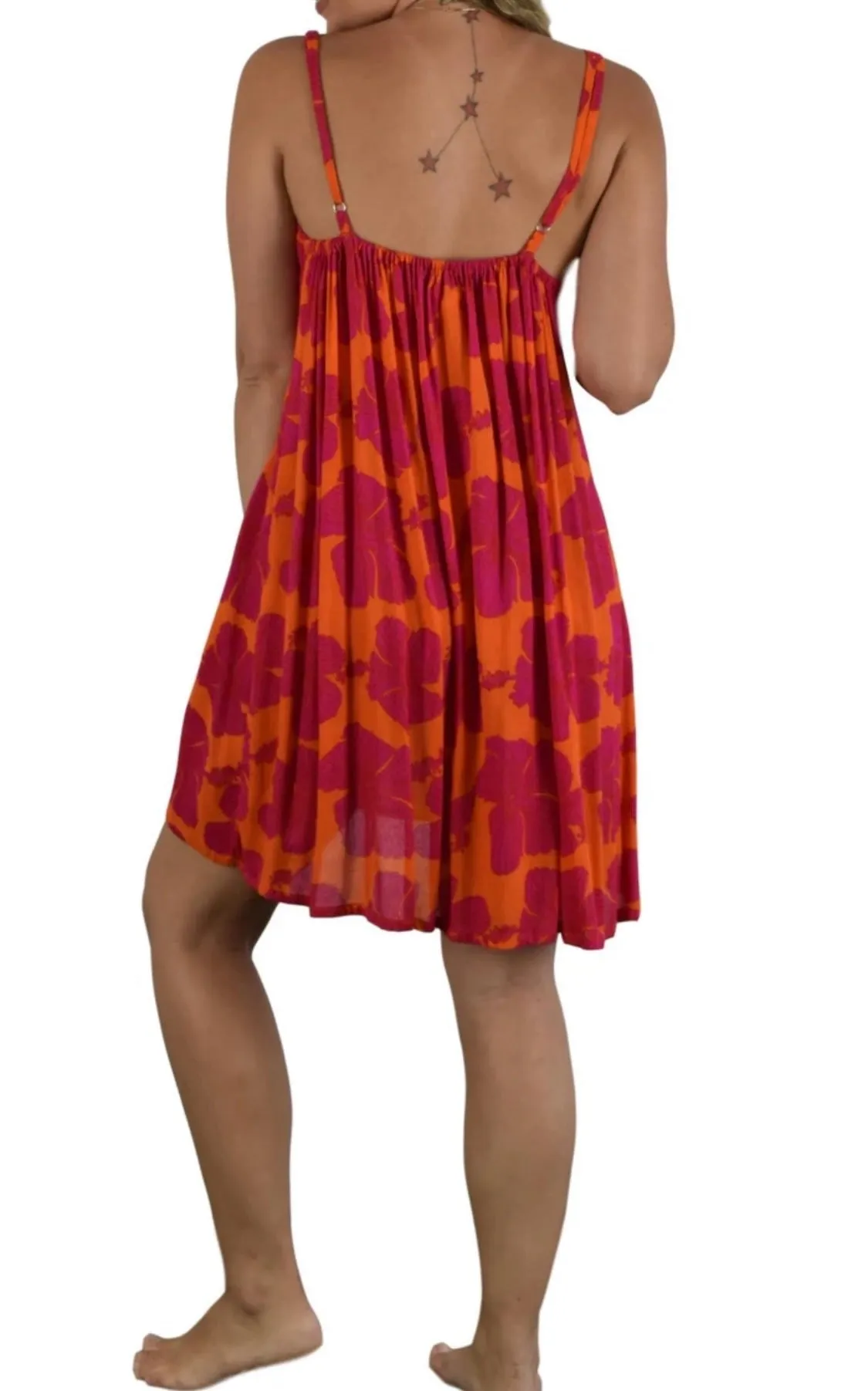 Sunny Hibiscus Alani Dress (One Size)