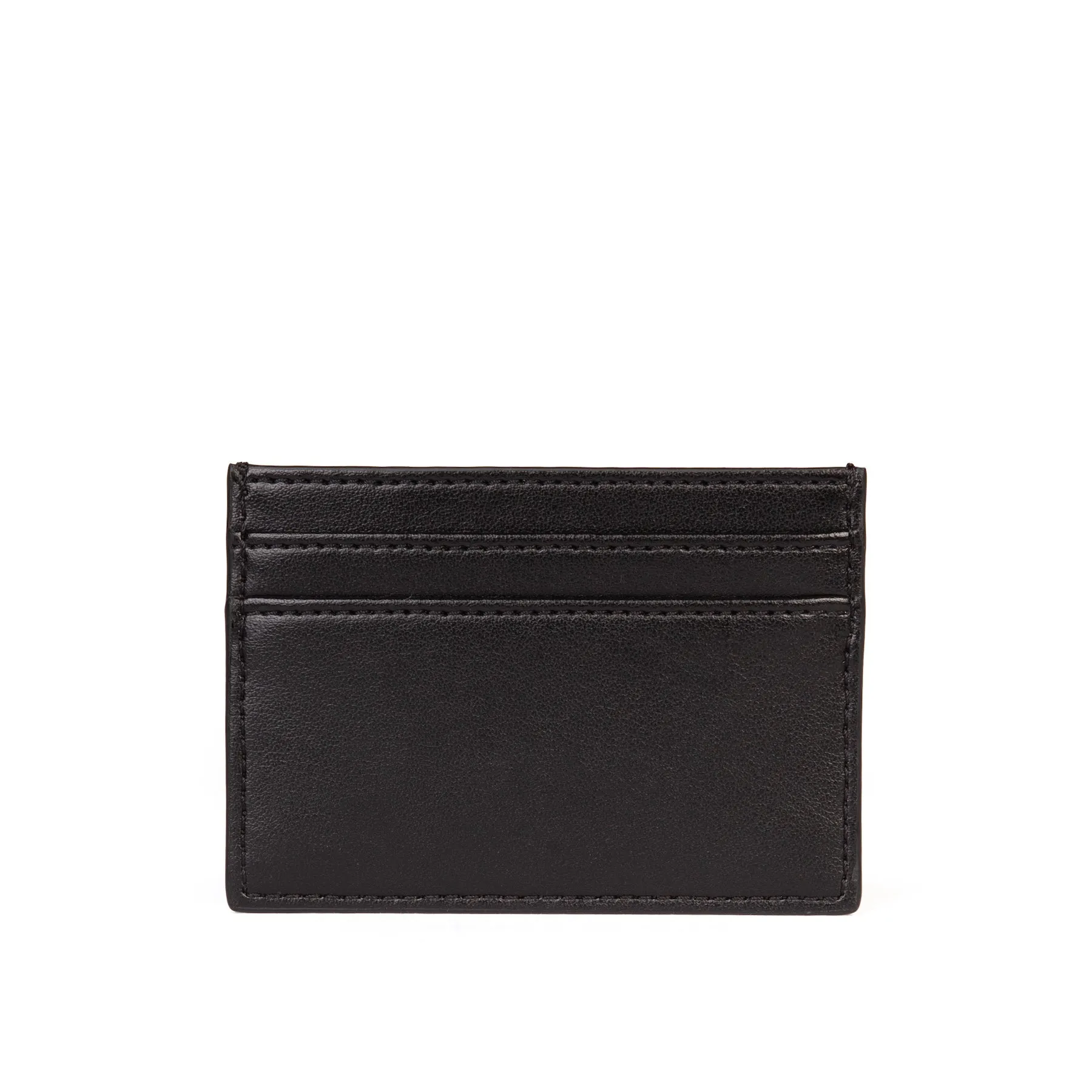 The Colvin Apple Leather Vegan Card Holder | Black