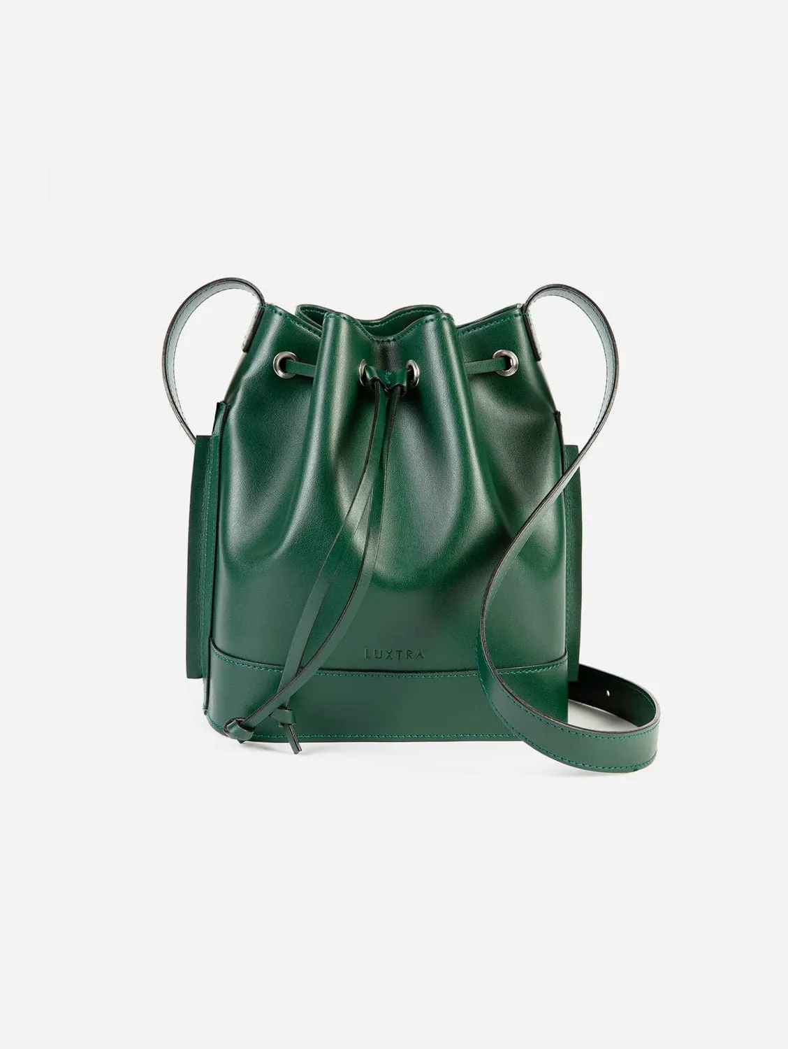 The Daphne Apple Leather Vegan Bucket Bag | Ivy