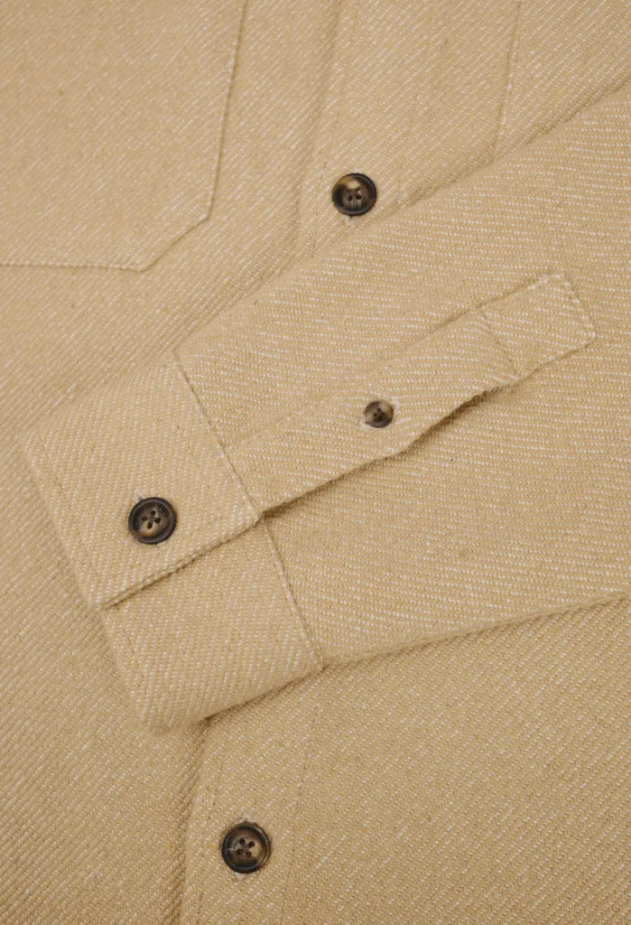 The James 100% Recycled Overshirt | Beige