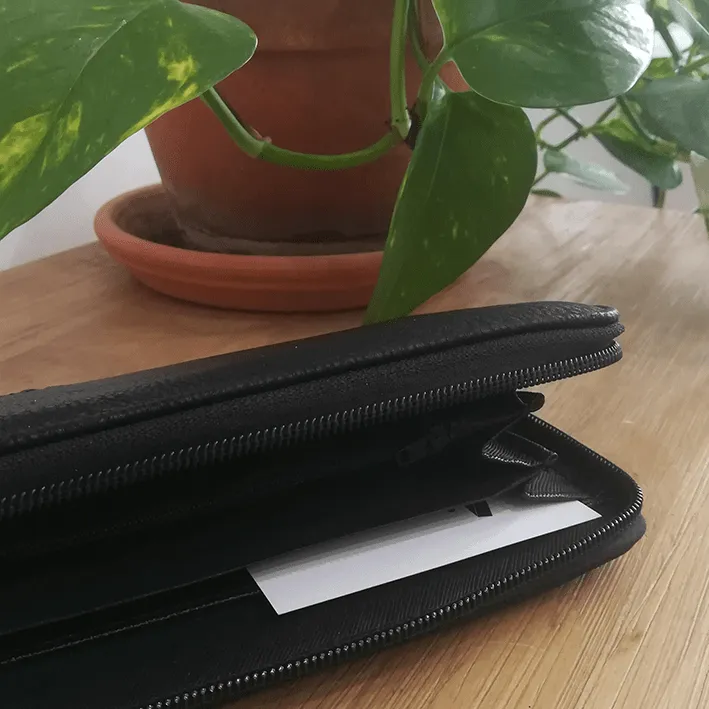 The Original Vegan Leather Wallet | Black