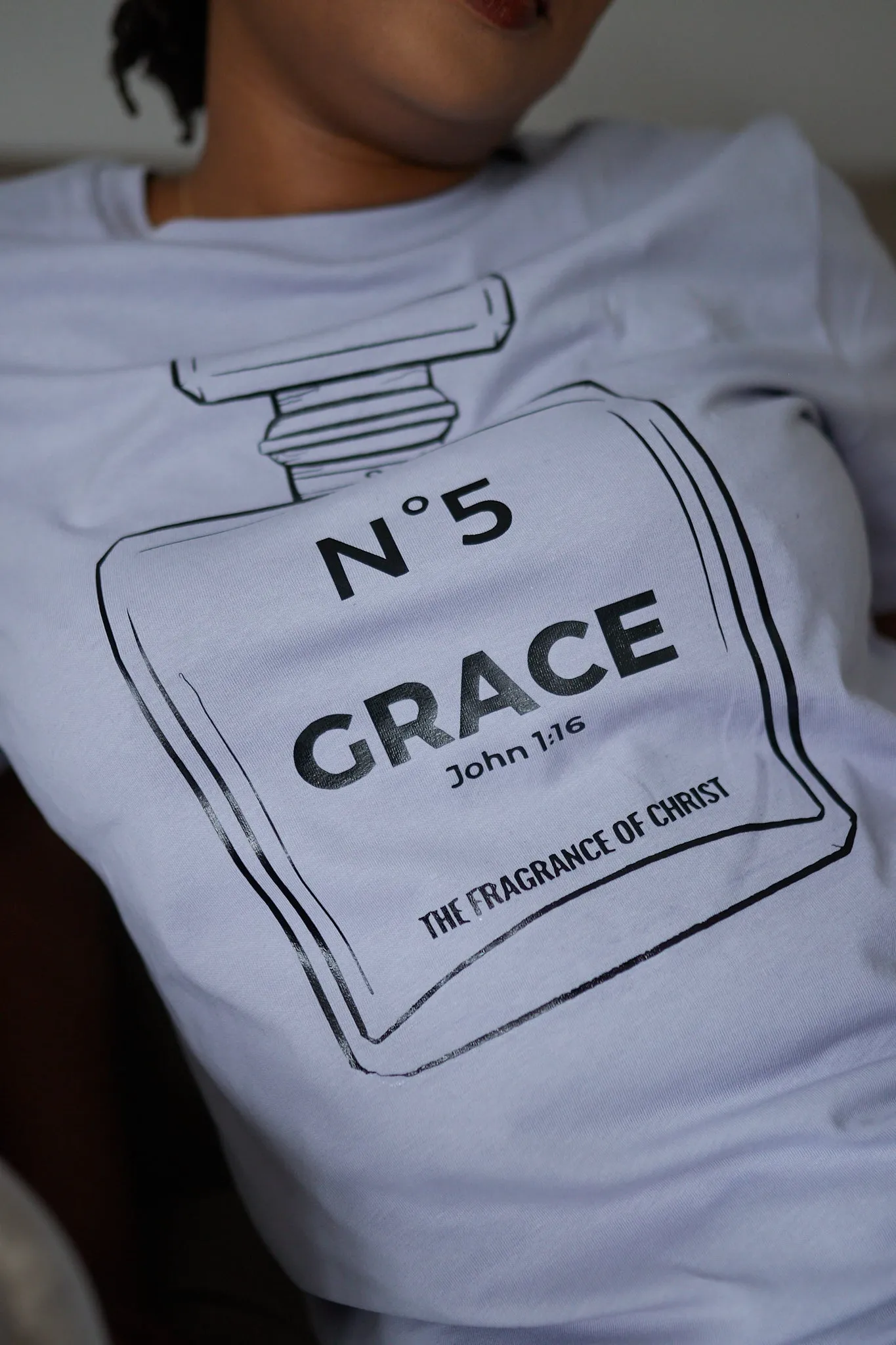 The smell of His Grace T-shirt