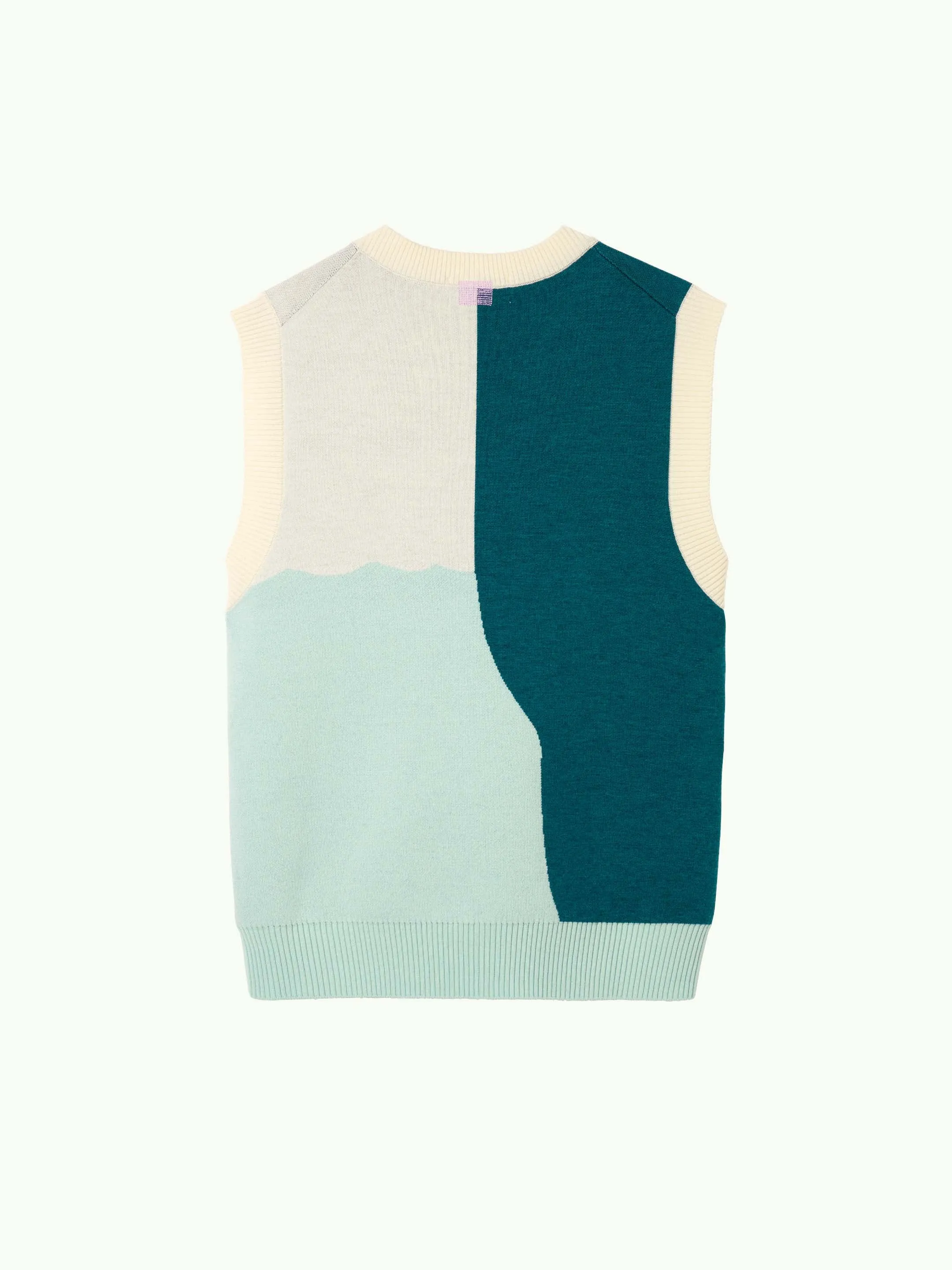 The Wave Vest - Mint Green