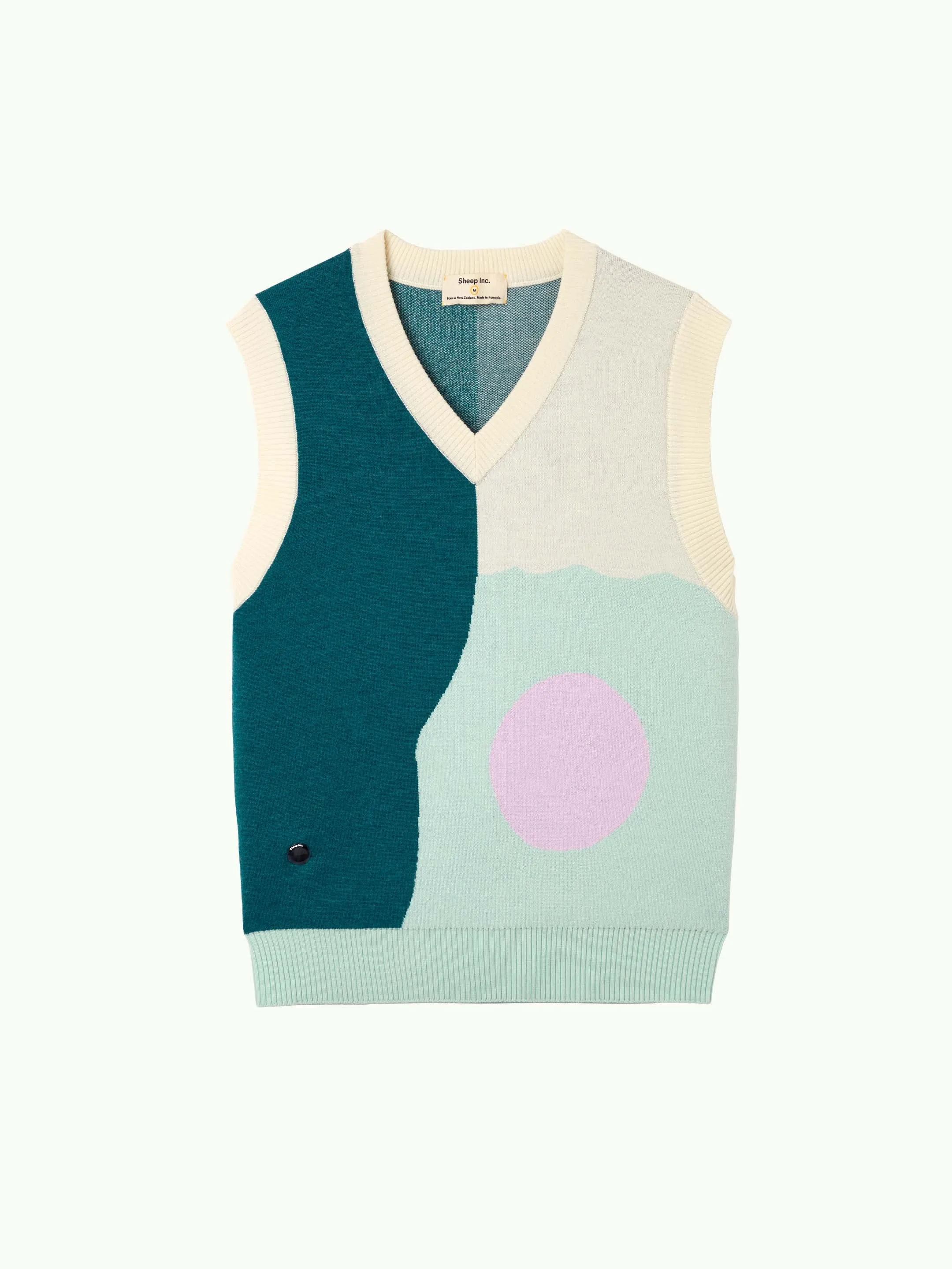 The Wave Vest - Mint Green