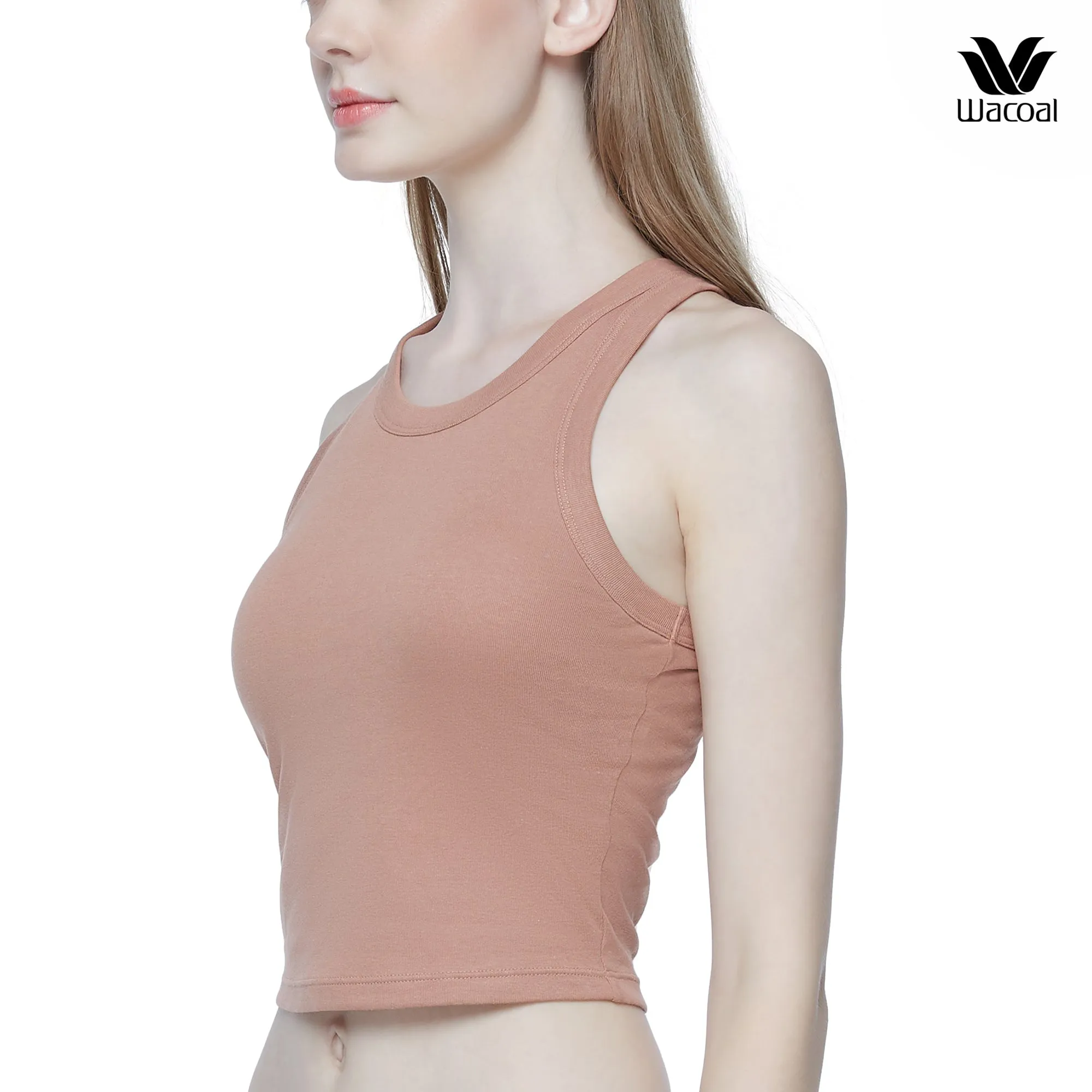 Wacoal Lingerie เสื้อกล้าม Camisole มีบราในตัว รุ่น WH4C11 สีส้มอิฐ (BN)