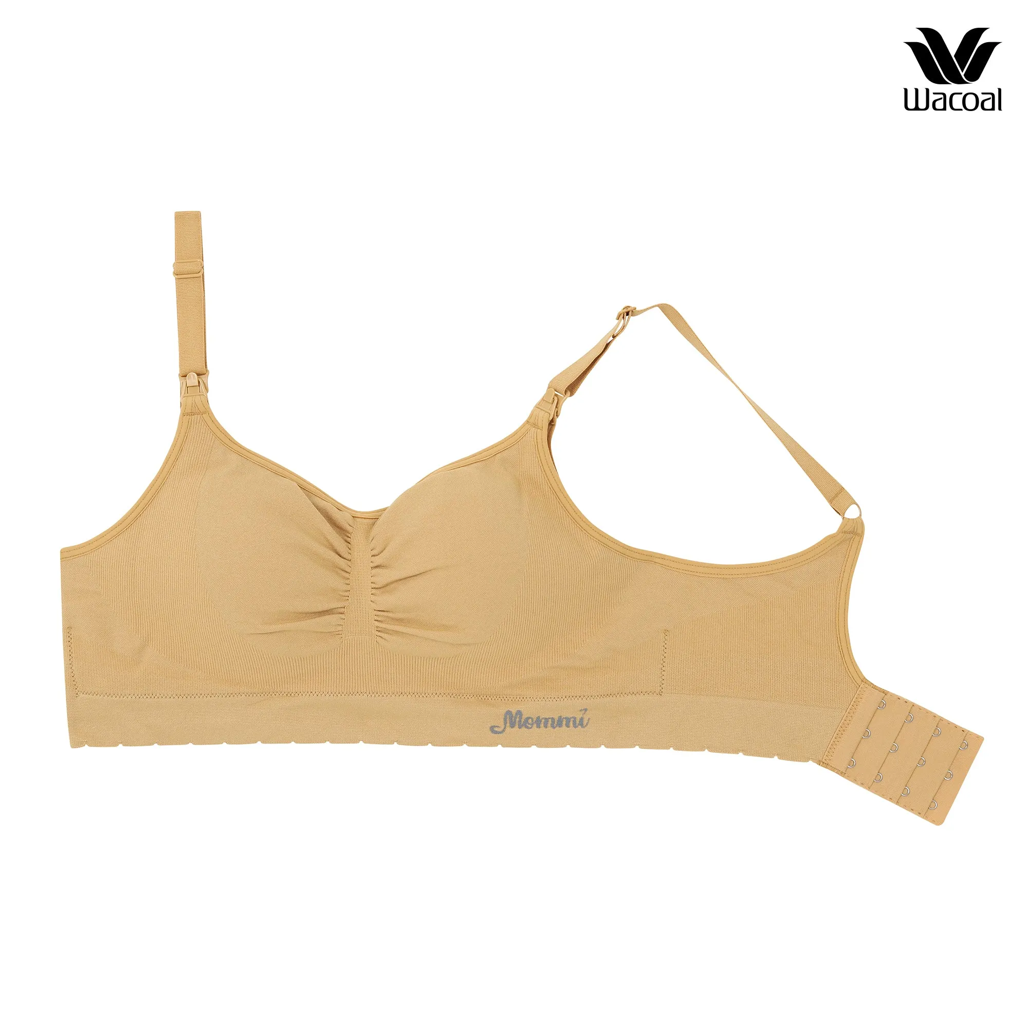 Wacoal Maternity Mommi Bra บราสำหรับให้นมบุตร รุ่น WM1Y01 สีน้ำตาลทอง (YG)