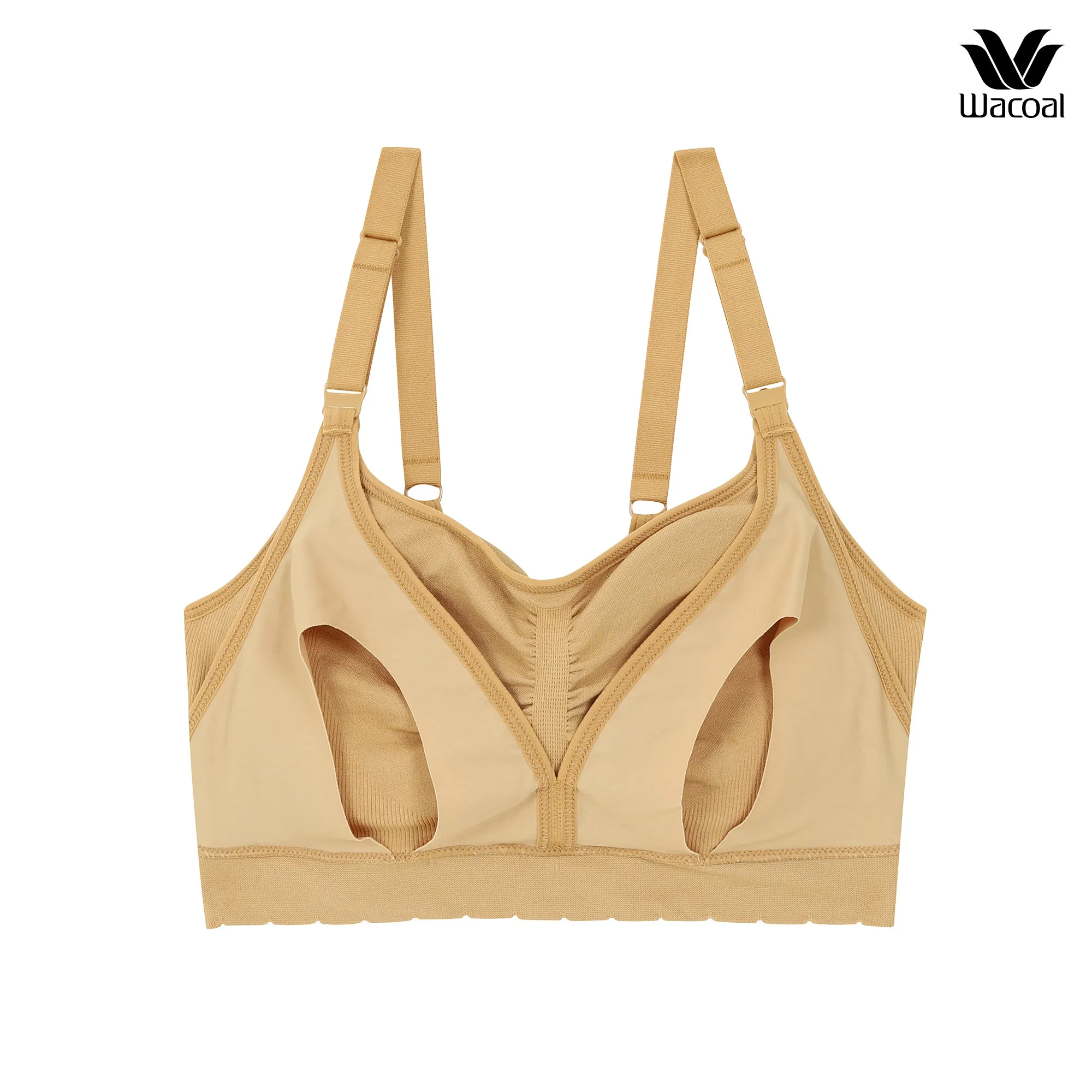 Wacoal Maternity Mommi Bra บราสำหรับให้นมบุตร รุ่น WM1Y01 สีน้ำตาลทอง (YG)