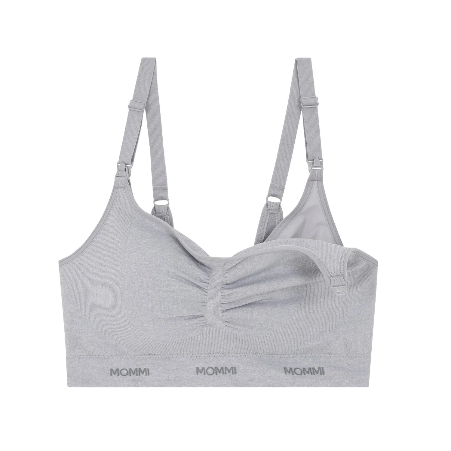 Wacoal Maternity Mommi Bra บราสำหรับให้นมบุตร รุ่น WM1Y02 สีเทาอ่อน (LI)