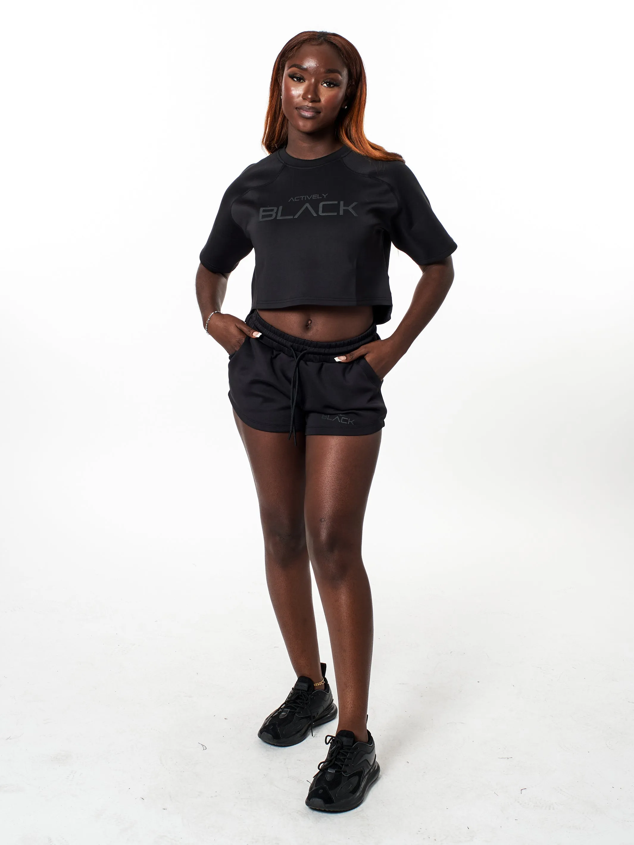 Women's Performance Tech Color Short Sleeve Crop